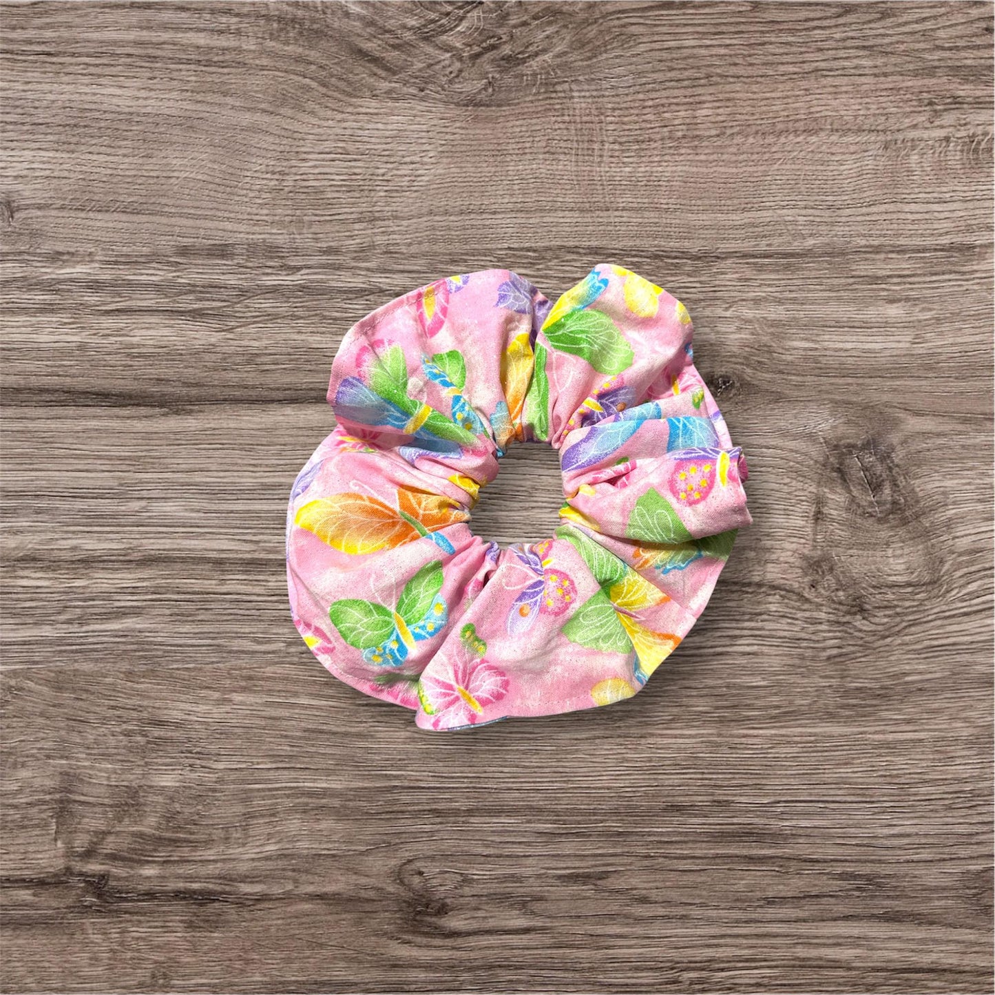 Floral BAB Hair Scrunchie