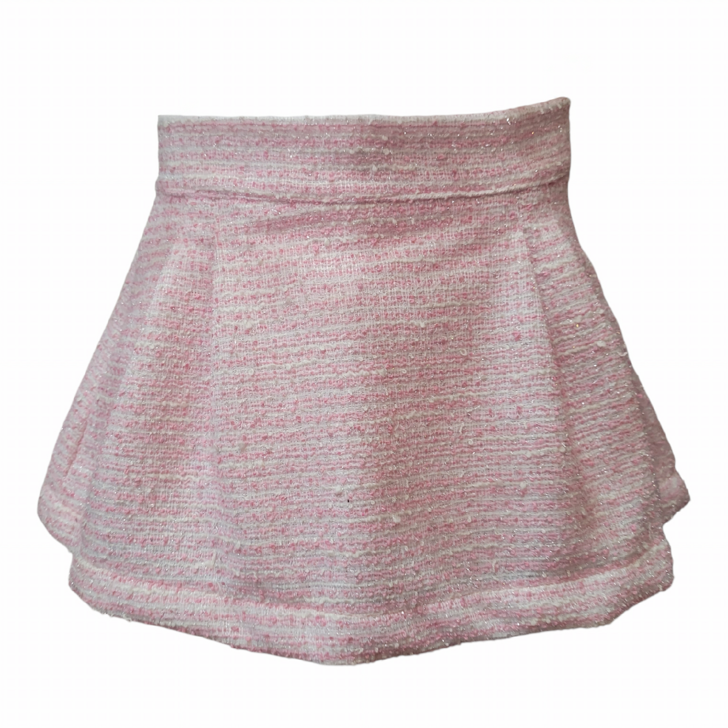 Pink Sparkle Tweed Skort by Enchanté
