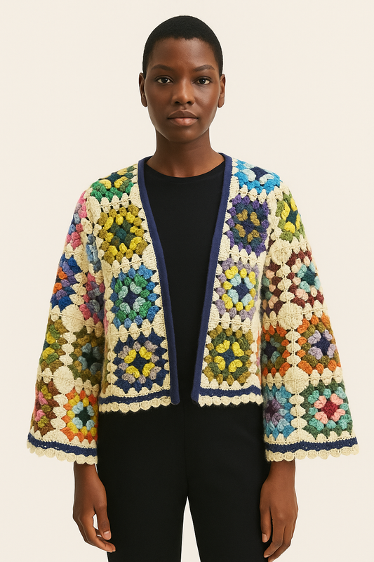 Granny square sweater